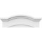 Ekena Millwork Eyebrow Architectural Grade PVC Pediment, 30"W x 10-1/2"H x 2-3/4"P PEDP030X105EYE00 - alternate 3